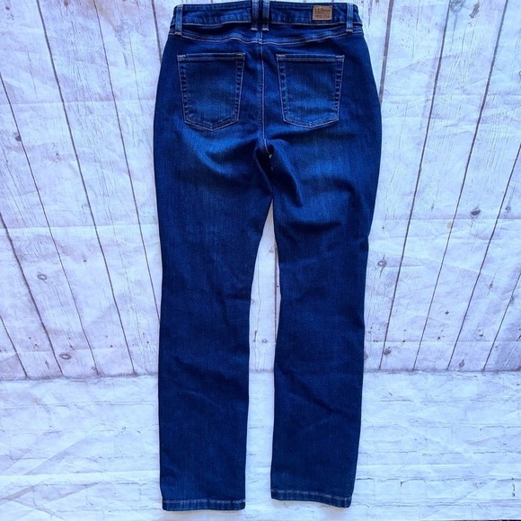NWOT Women’s Size 10R LL Bean Beanflex Favorite Fit Denim Blue Jeans - Picture 8 of 9